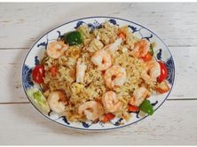 حديقـة الجمبري مع أرز