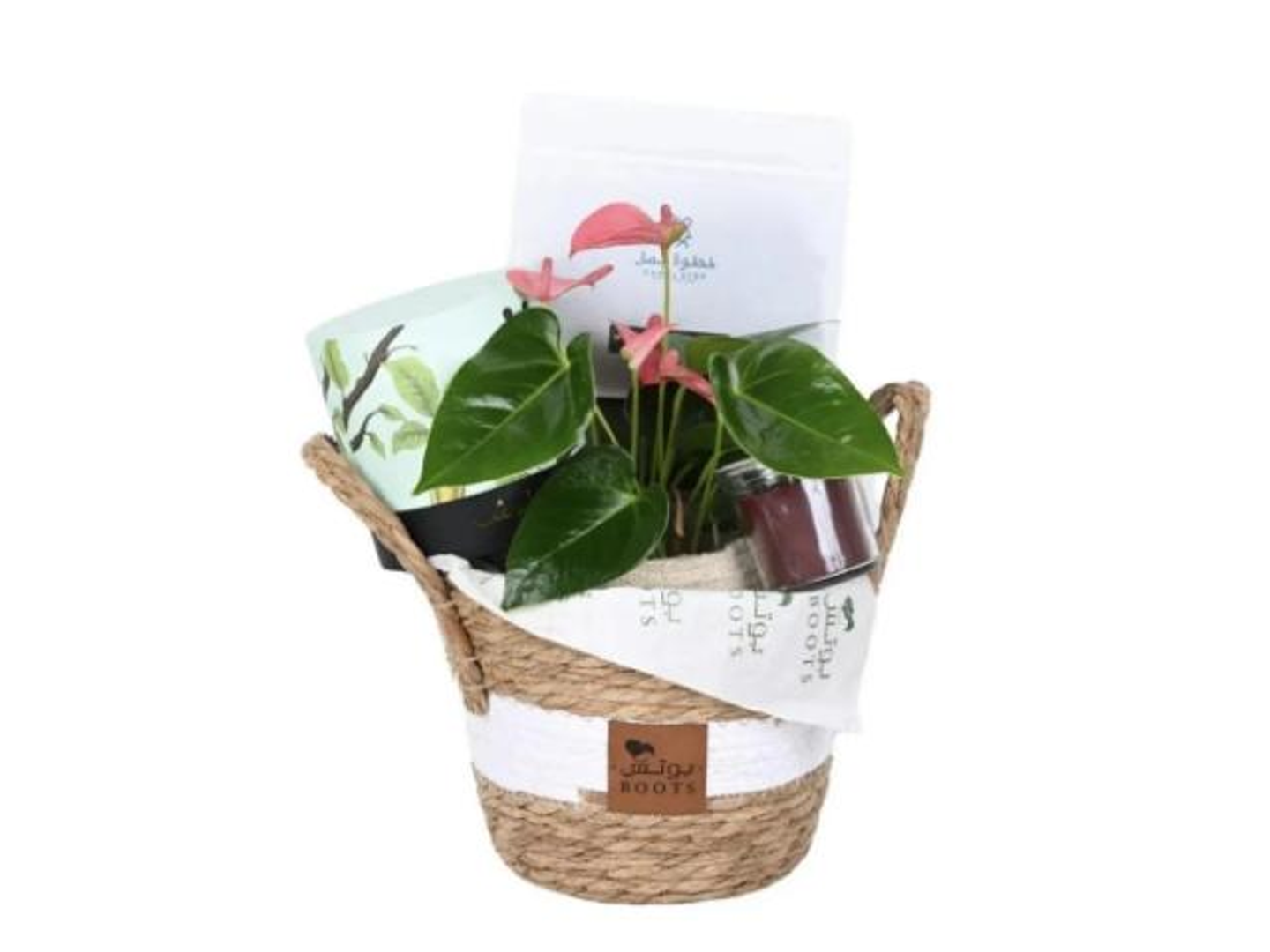 41  Anturium Rose Basket