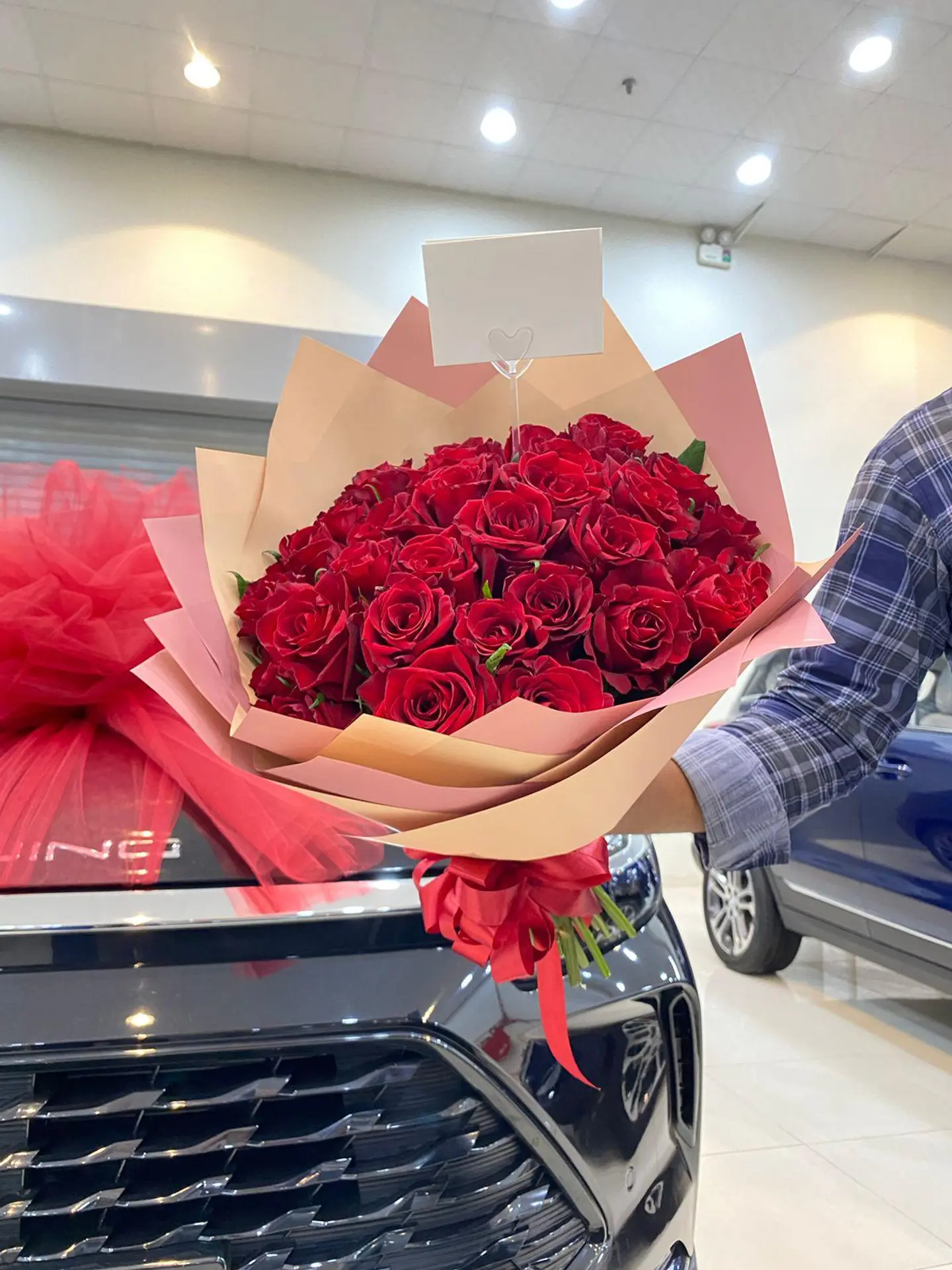 بوكيه ورد بلانك اند