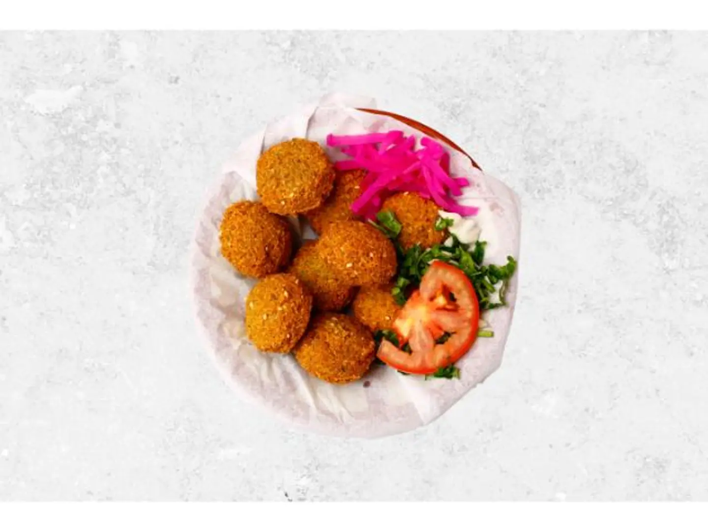 Falafel And Tahini Plate
