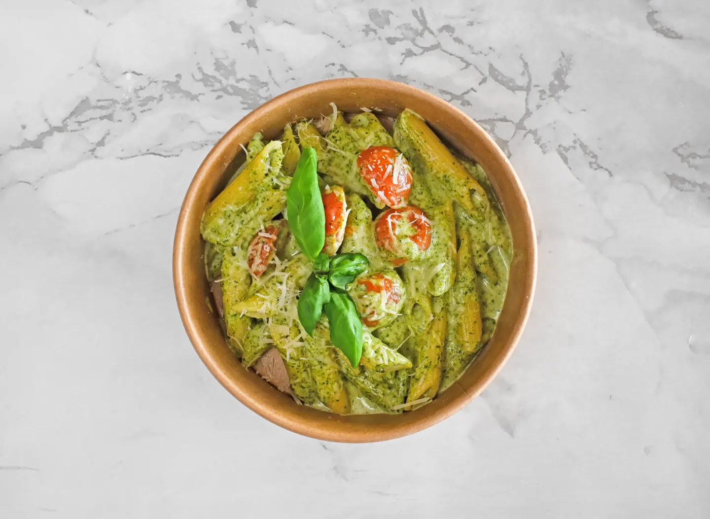Pesto Chicken Pasta - Mini Pasta
