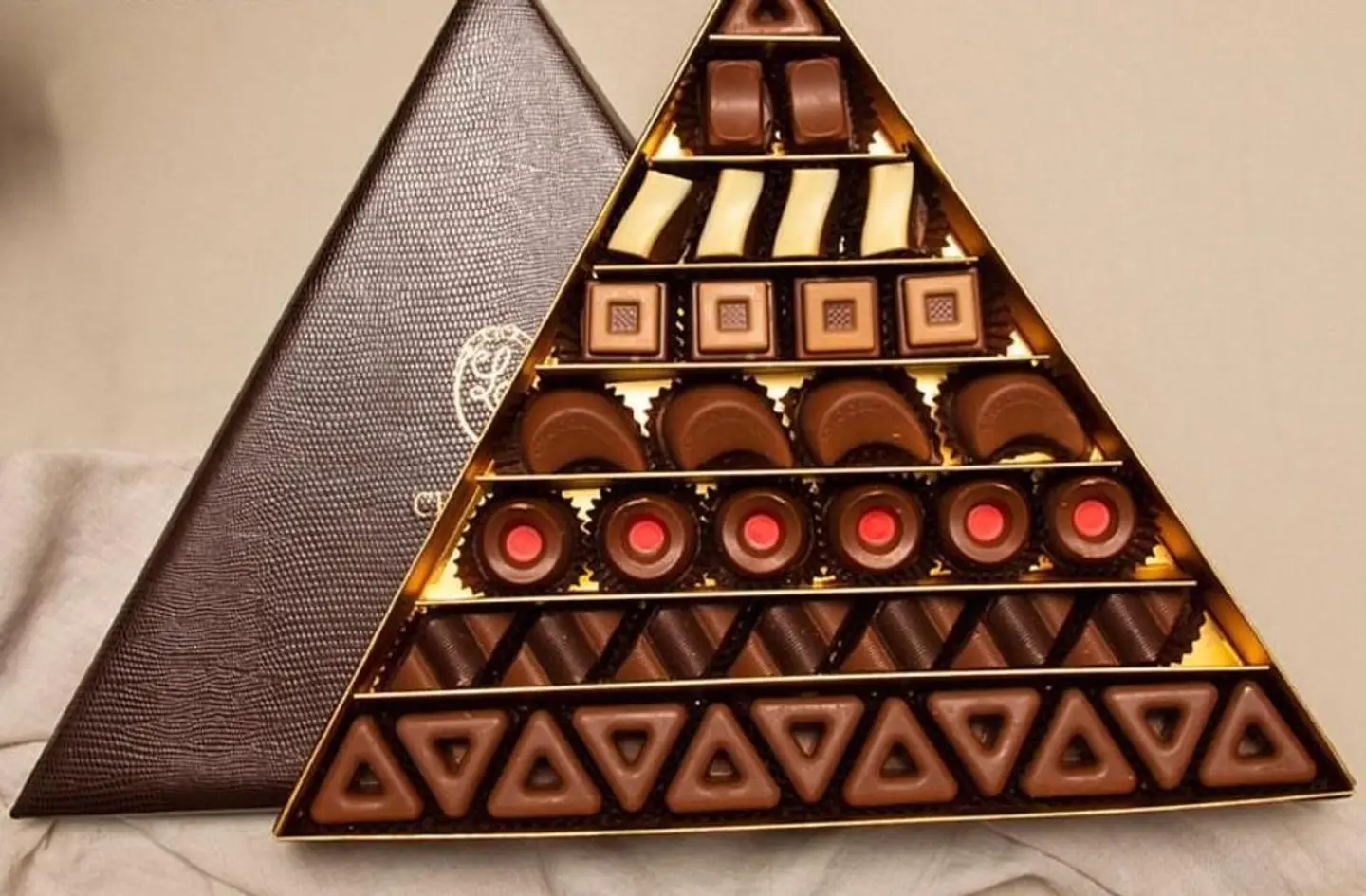 Uncoverd Triangle Chocolate