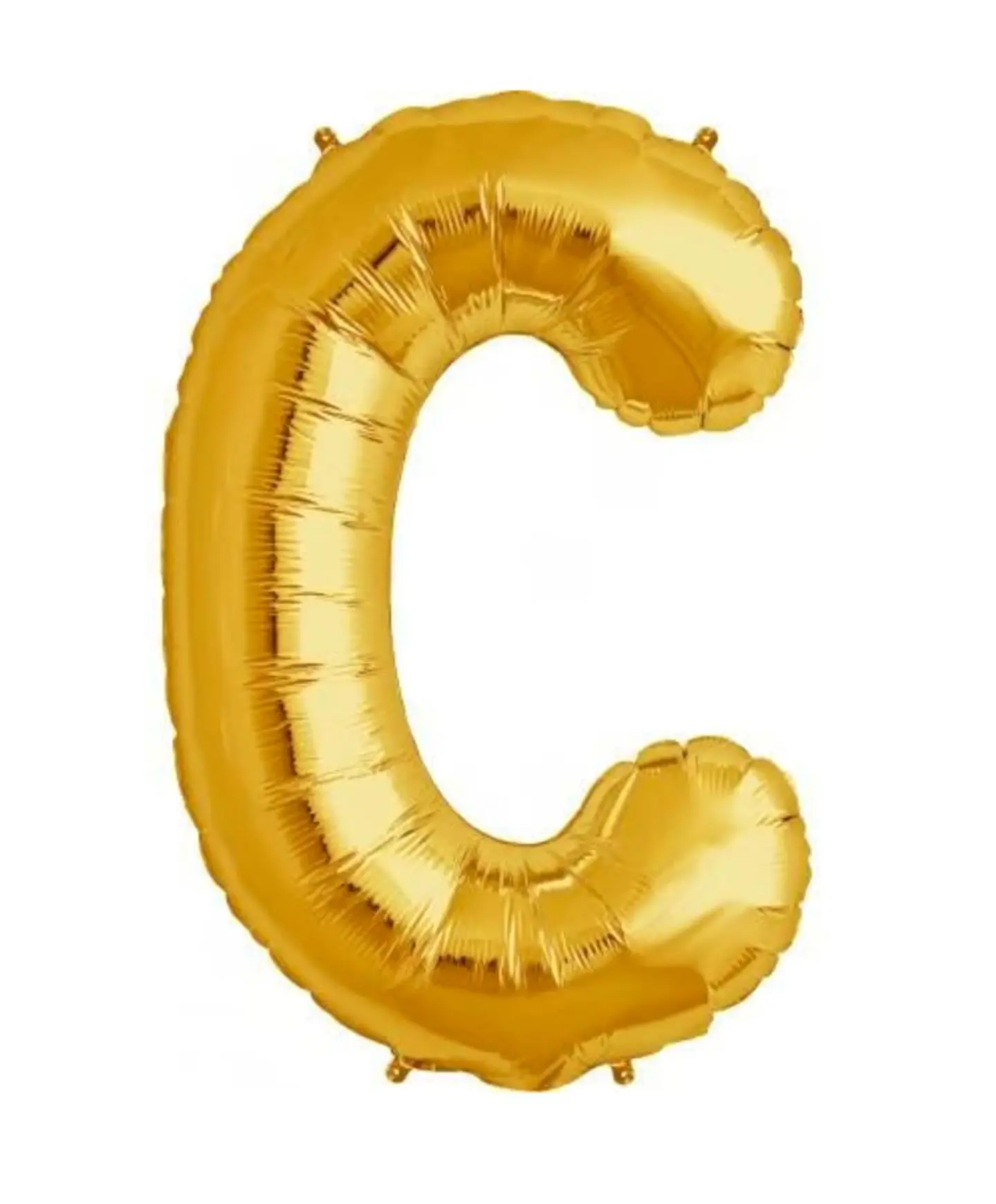 Golden Letter C Balloon