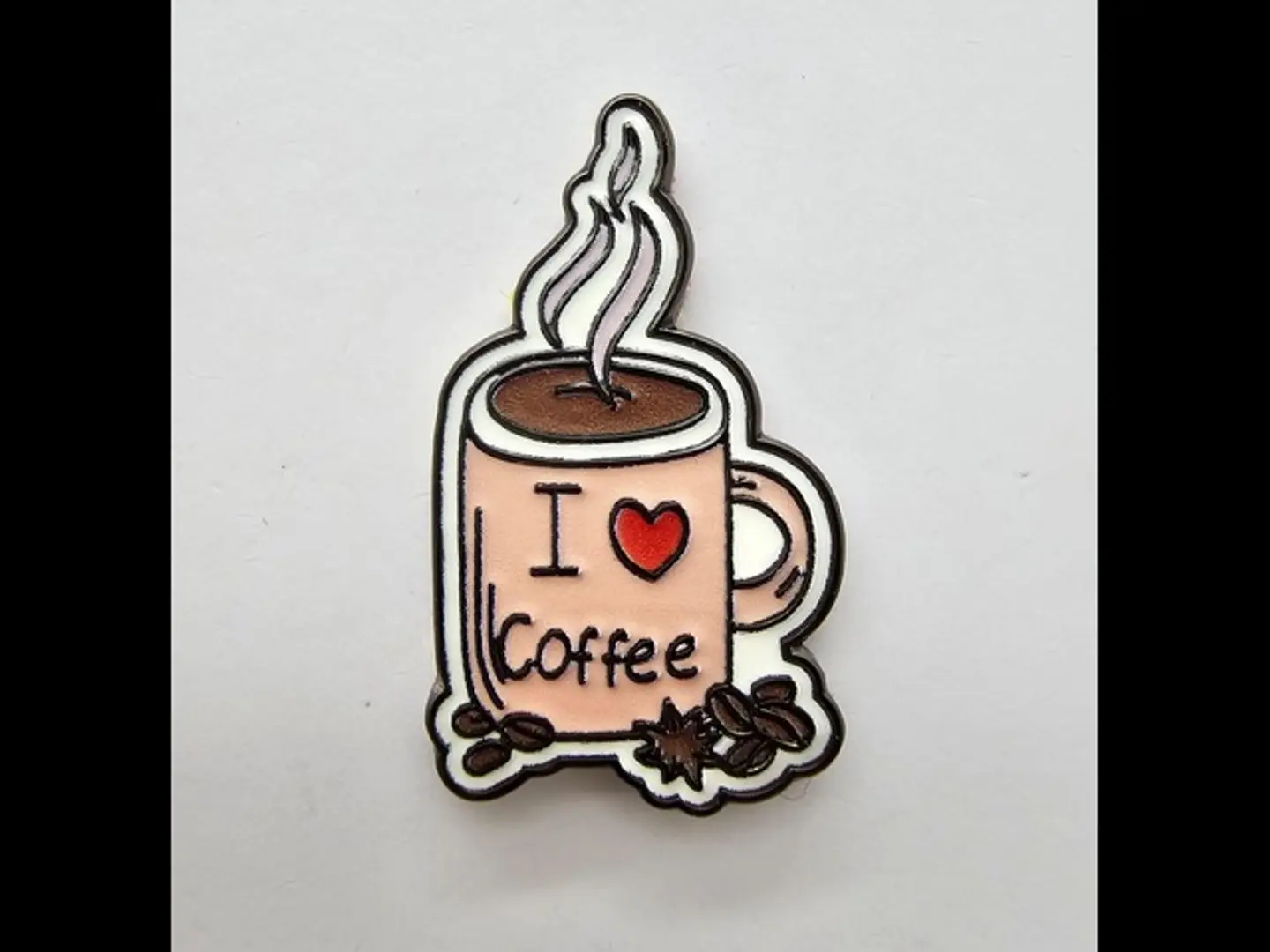 Coffee Love Metal Mobile Sticker 0306