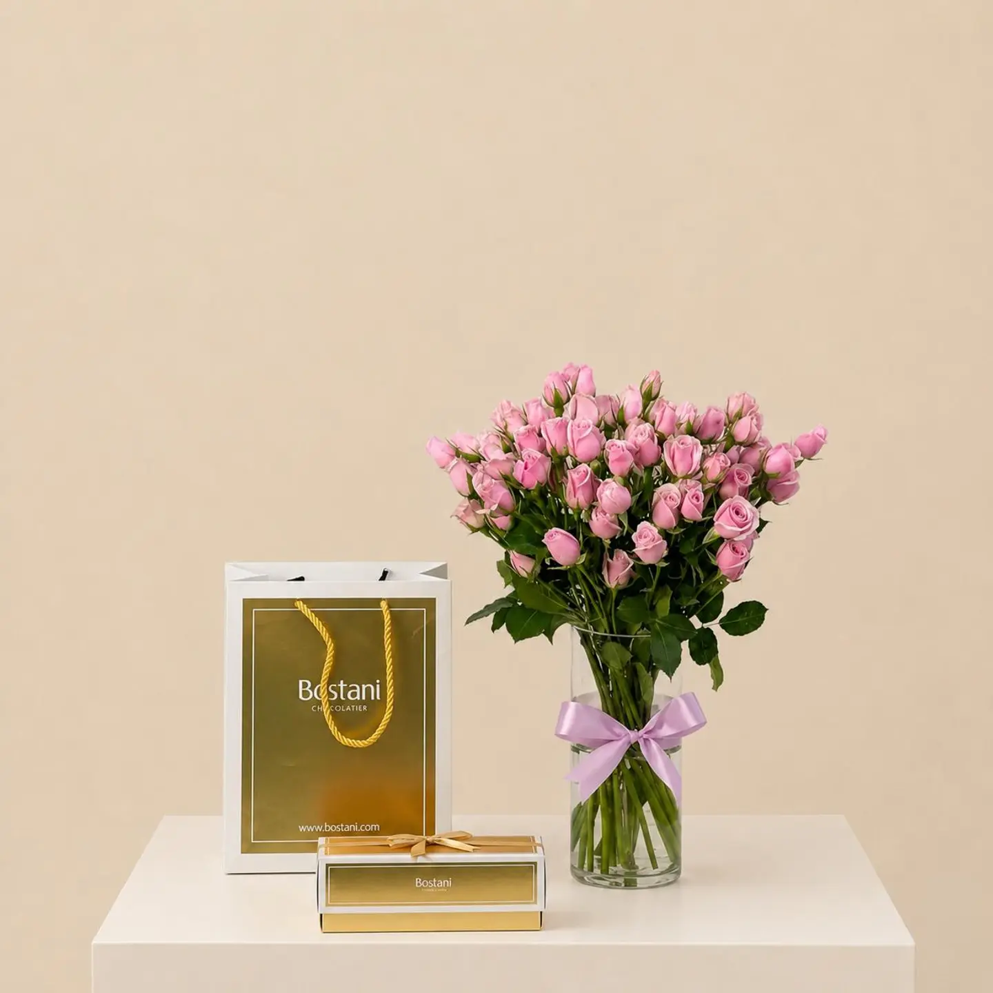 Bostani With Flower Vase