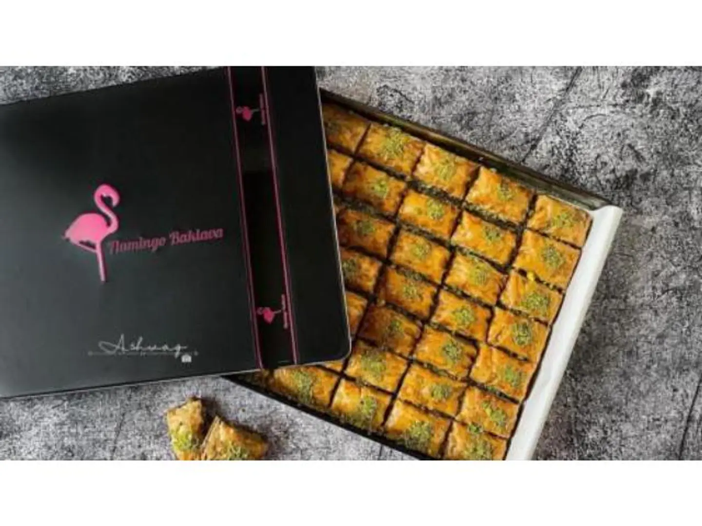 Flamingo Baklava Cubes