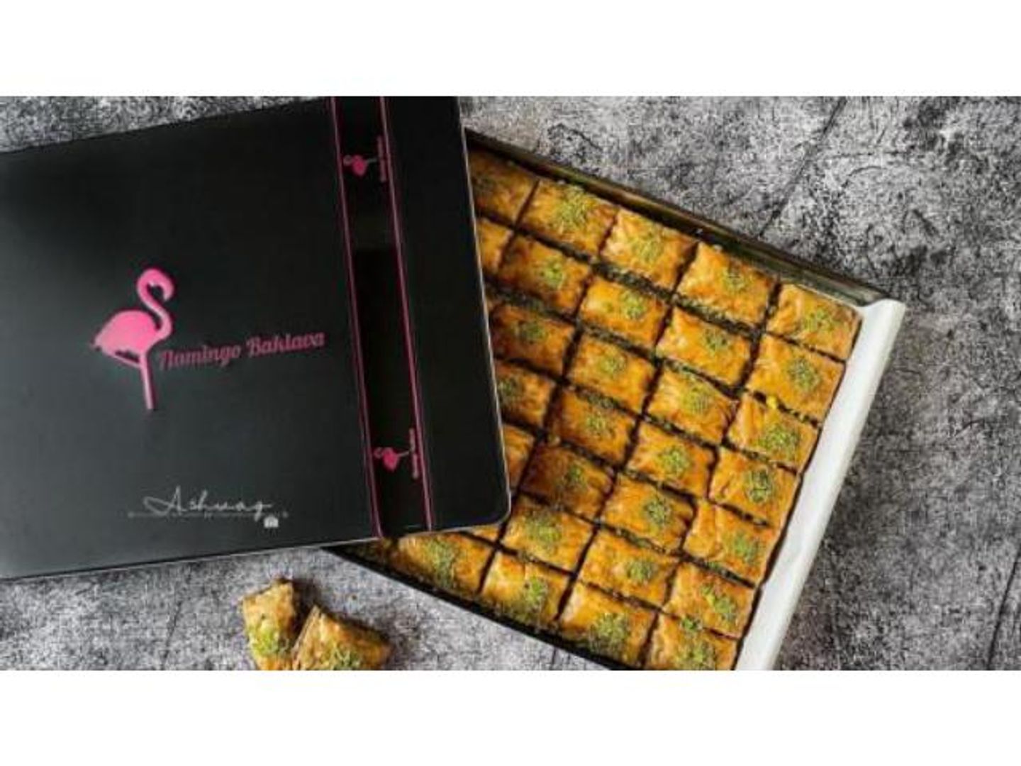 Flamingo Baklava Cubes