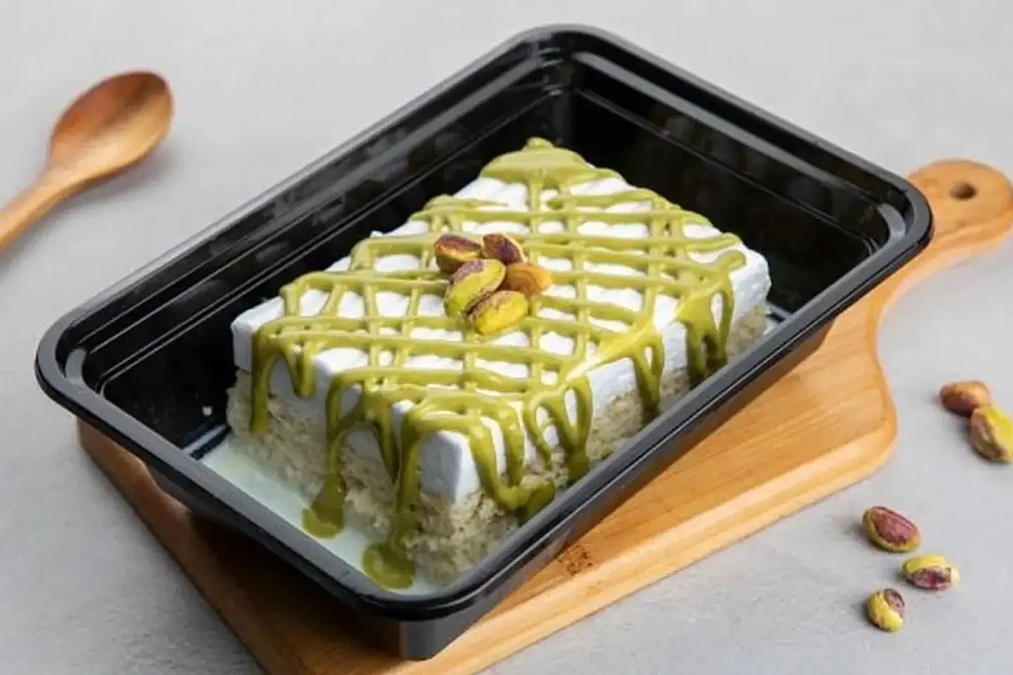Turkish Milk Cake With Pistachio