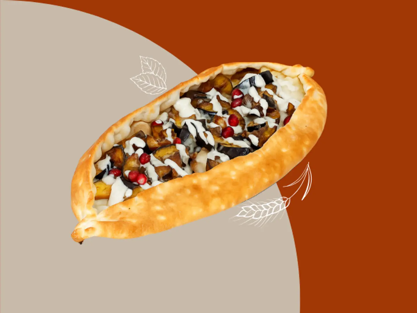 Eggplant Fatteh Boat