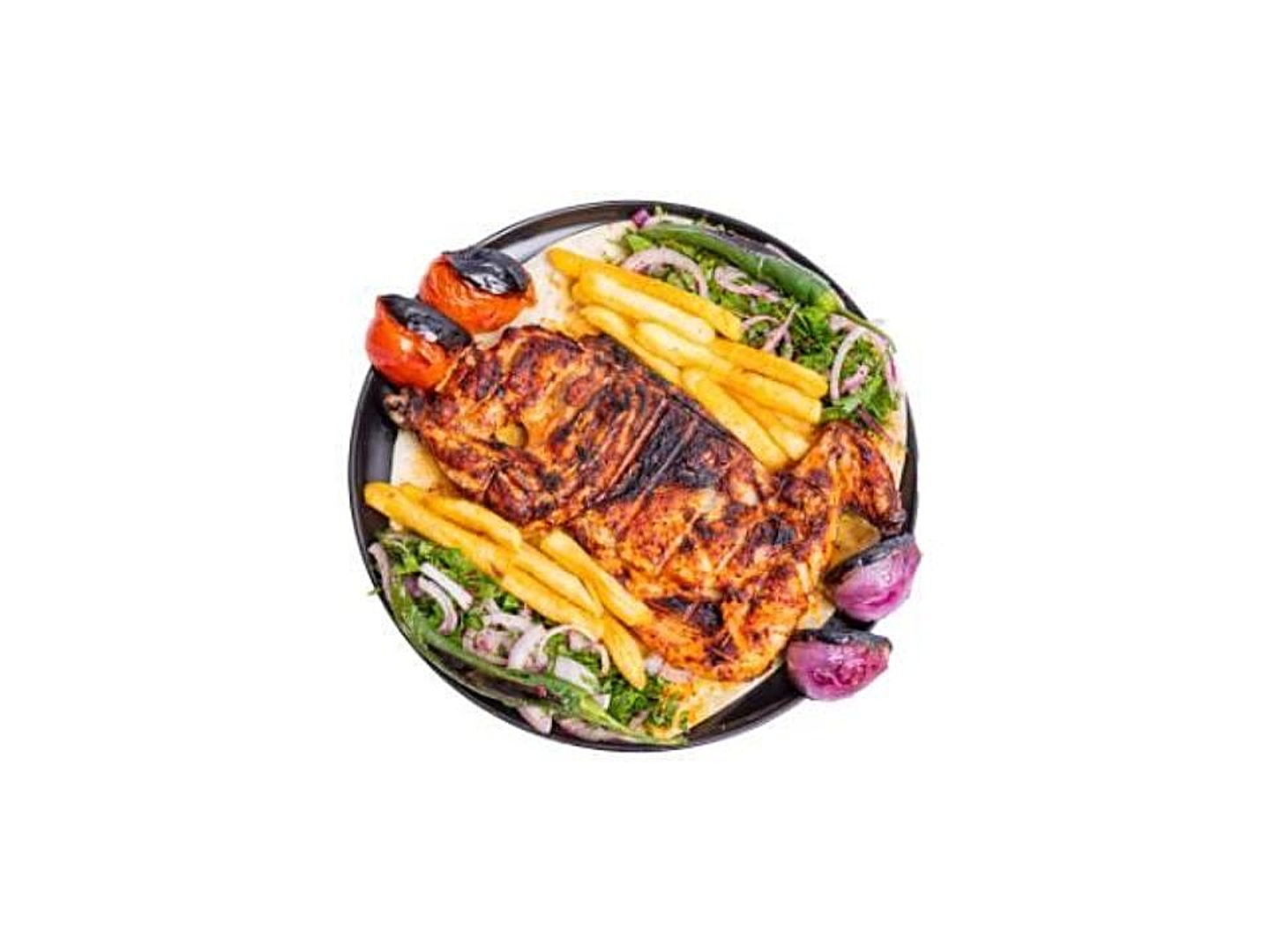 Half Grilled Chicken