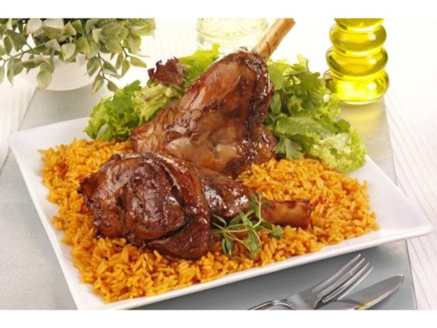 موزة لحم مع الارز