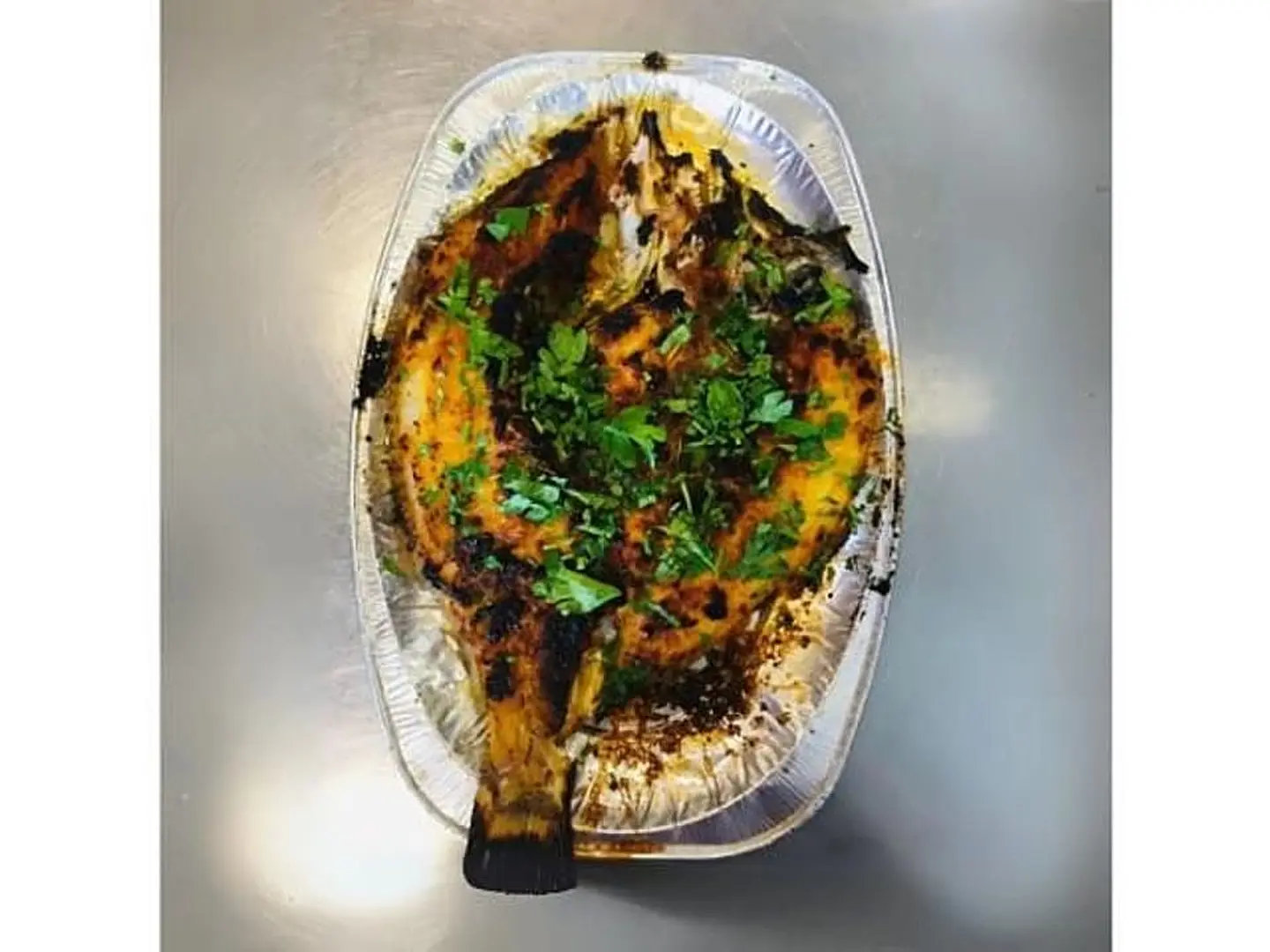 وجبة هامور مشوي