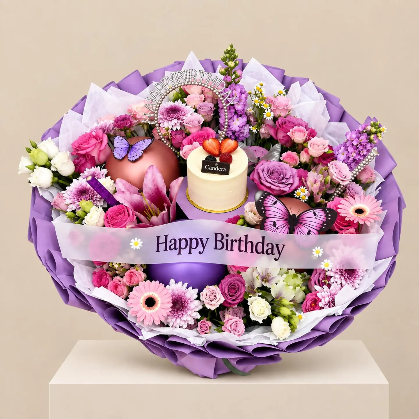 Birthday Box With Candera