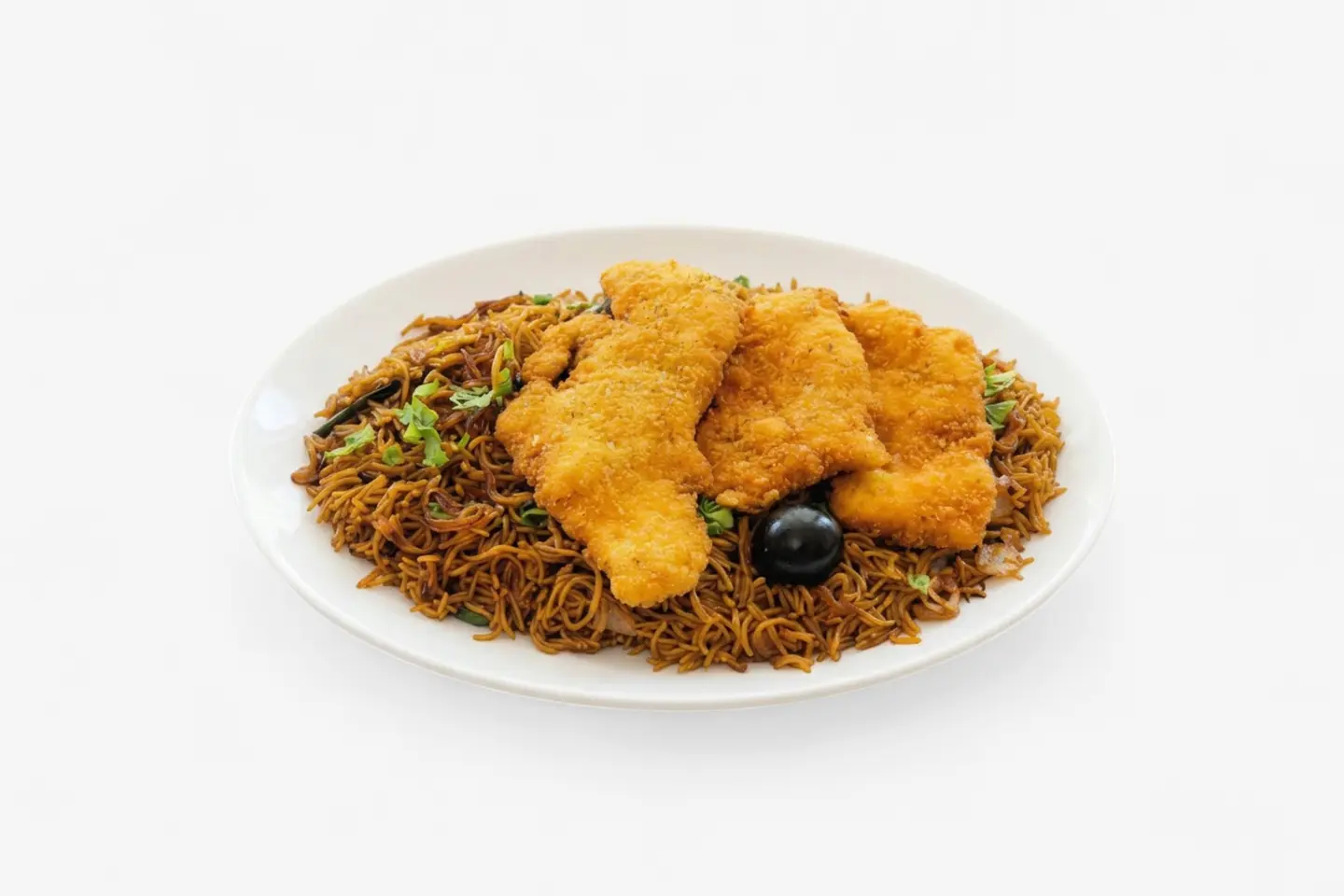 Sayadieh With Fried Fish Fillet