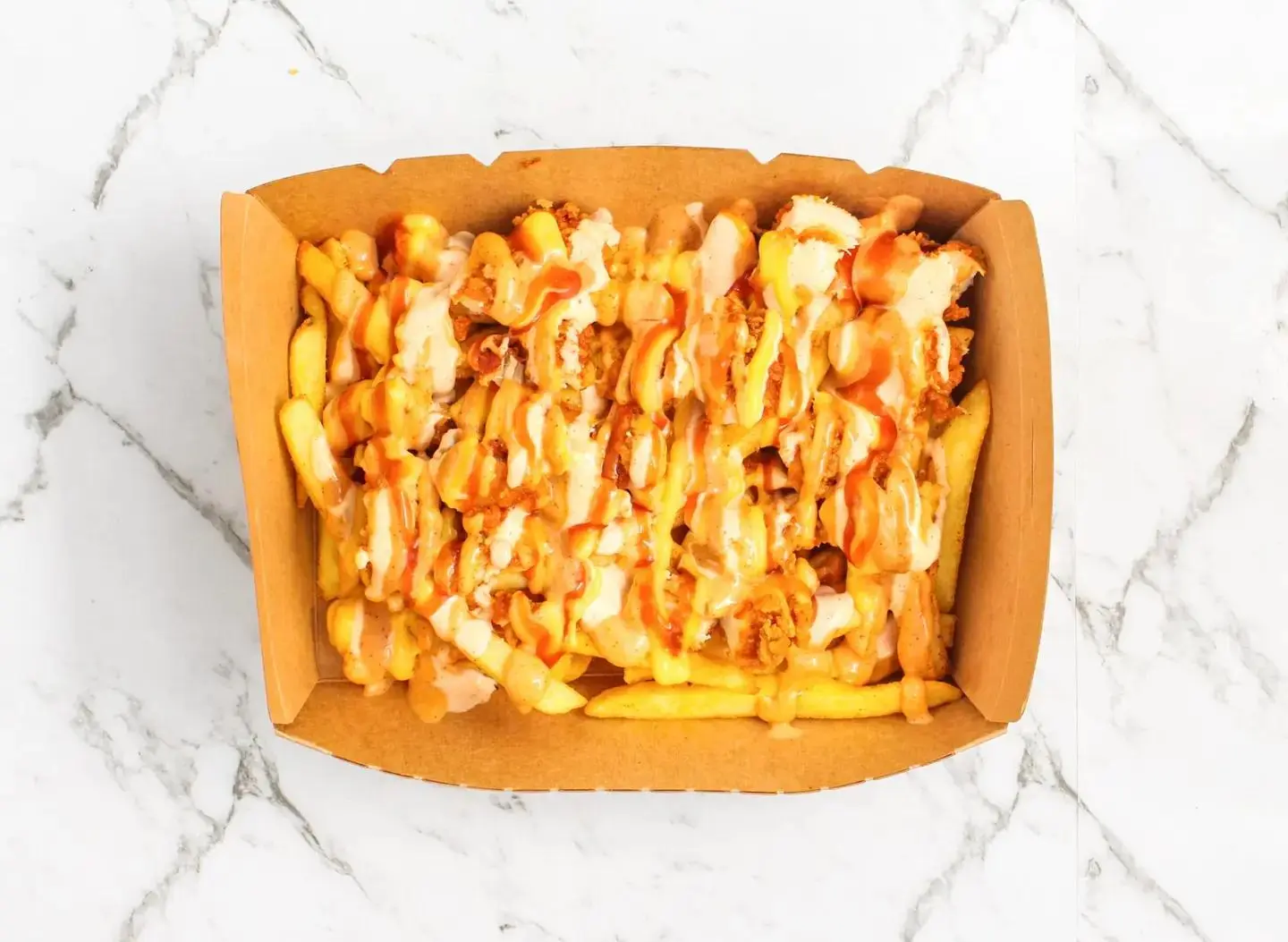 بطاطس دجاج بالجبنة