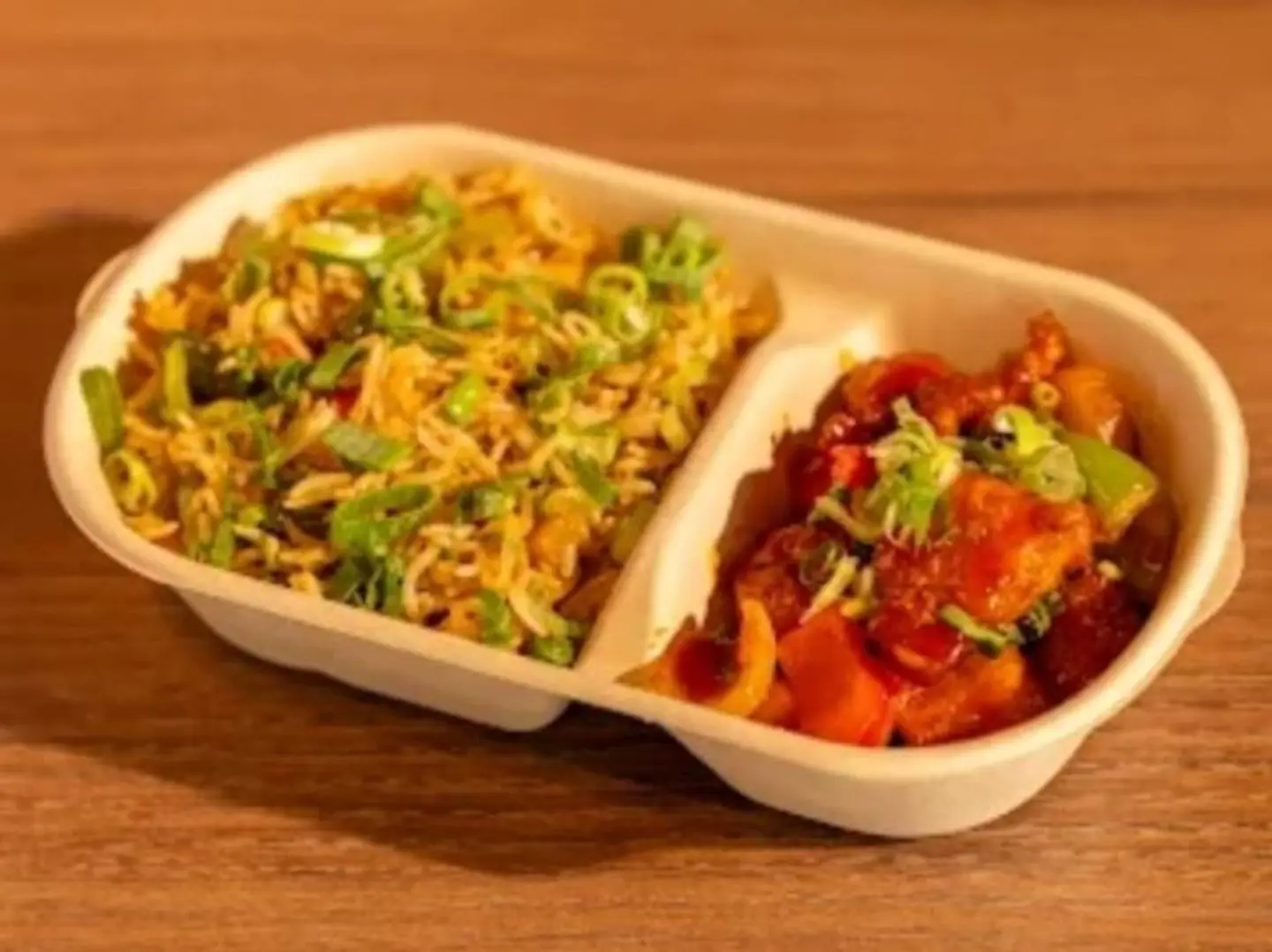 كومبو فردي دجاج حلو وحامض