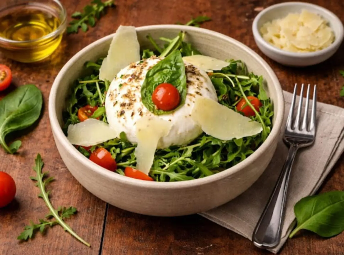 سلطة البوراتا