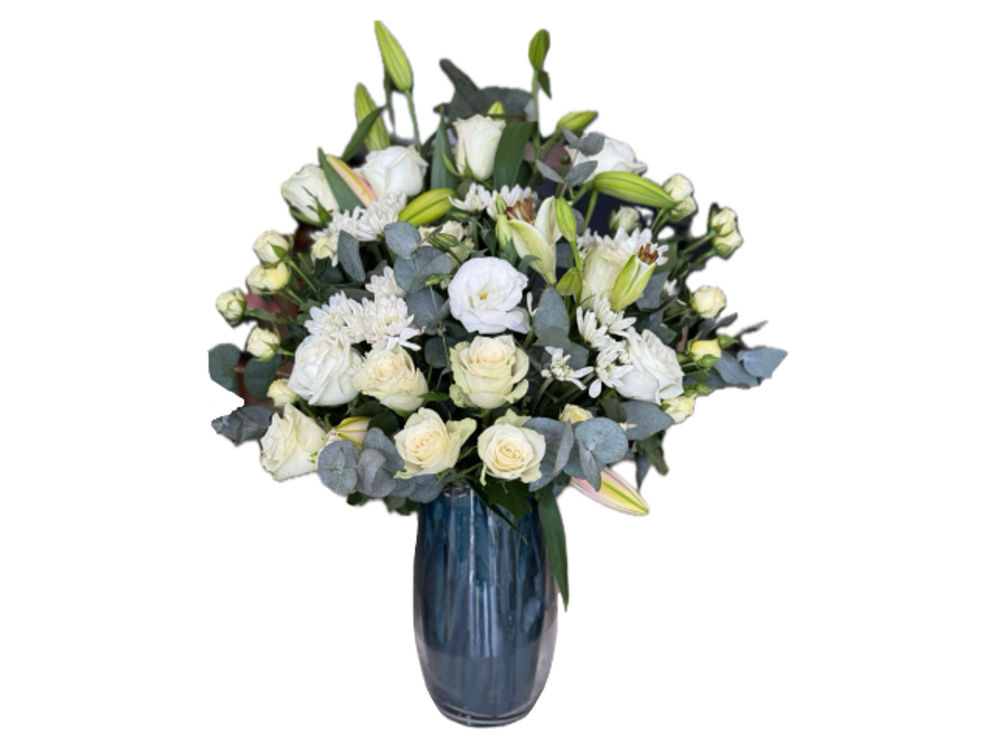 ٦٤- فازة روز أبيض