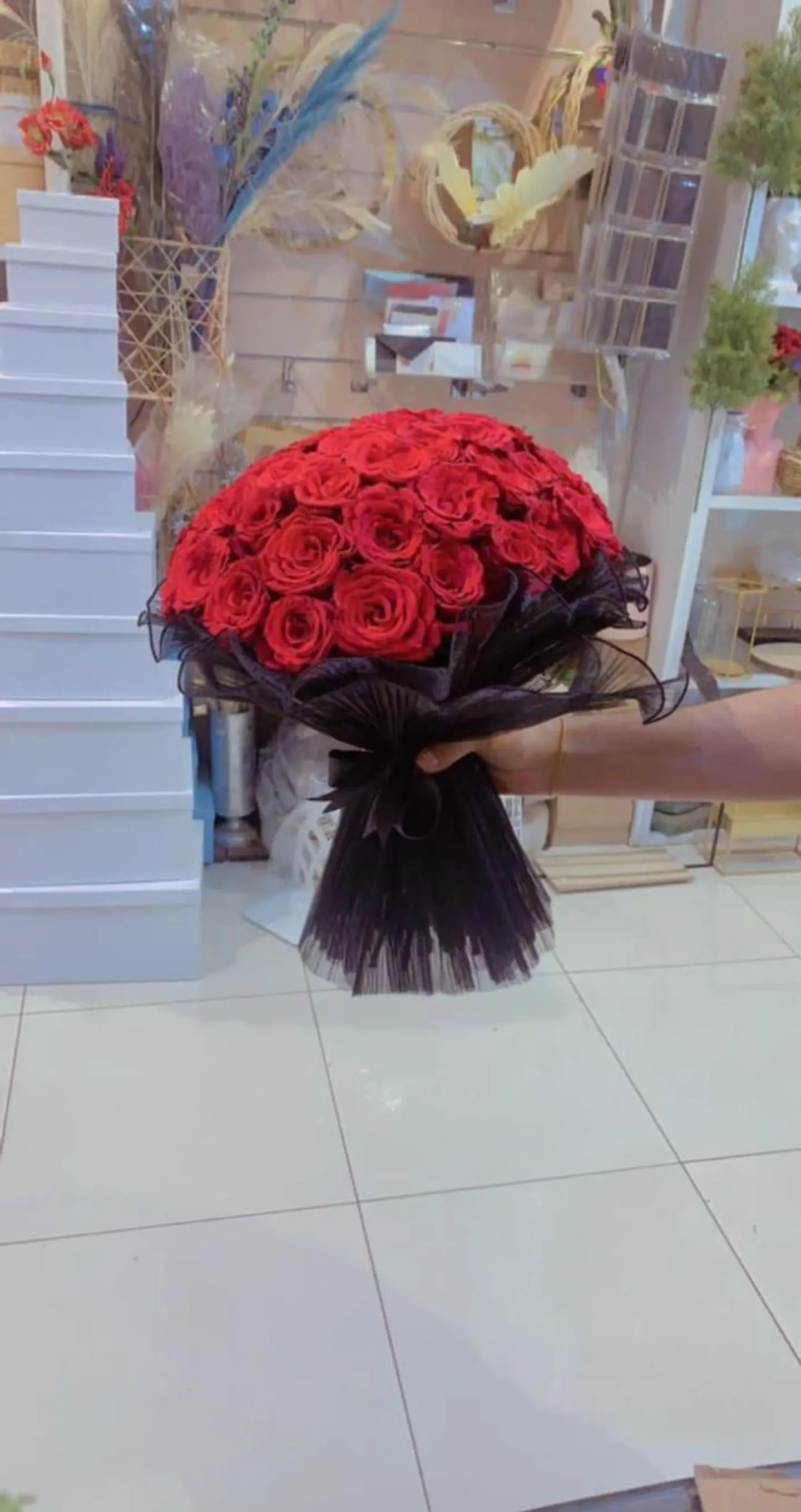 باقة يد دائرية