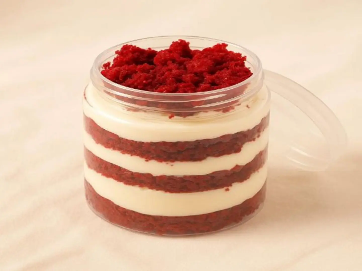 Red Velvet Jar Cake Gift (150g) Cream Cheese Frosting Individual Dessert