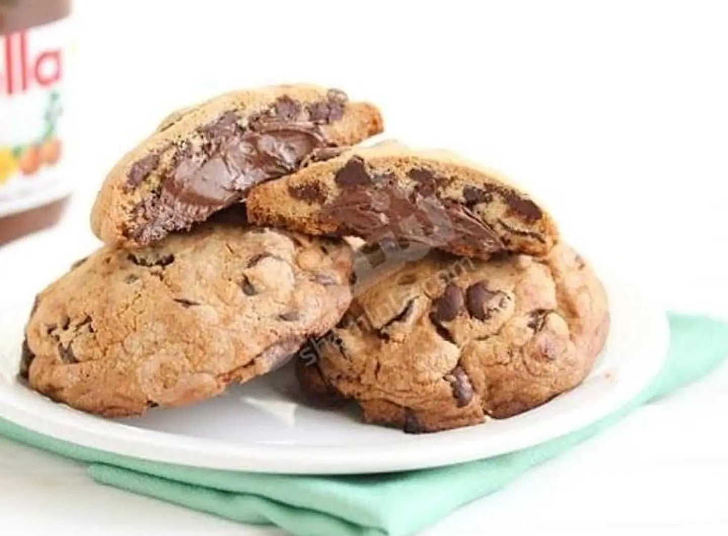 Nutella Filled Cookies