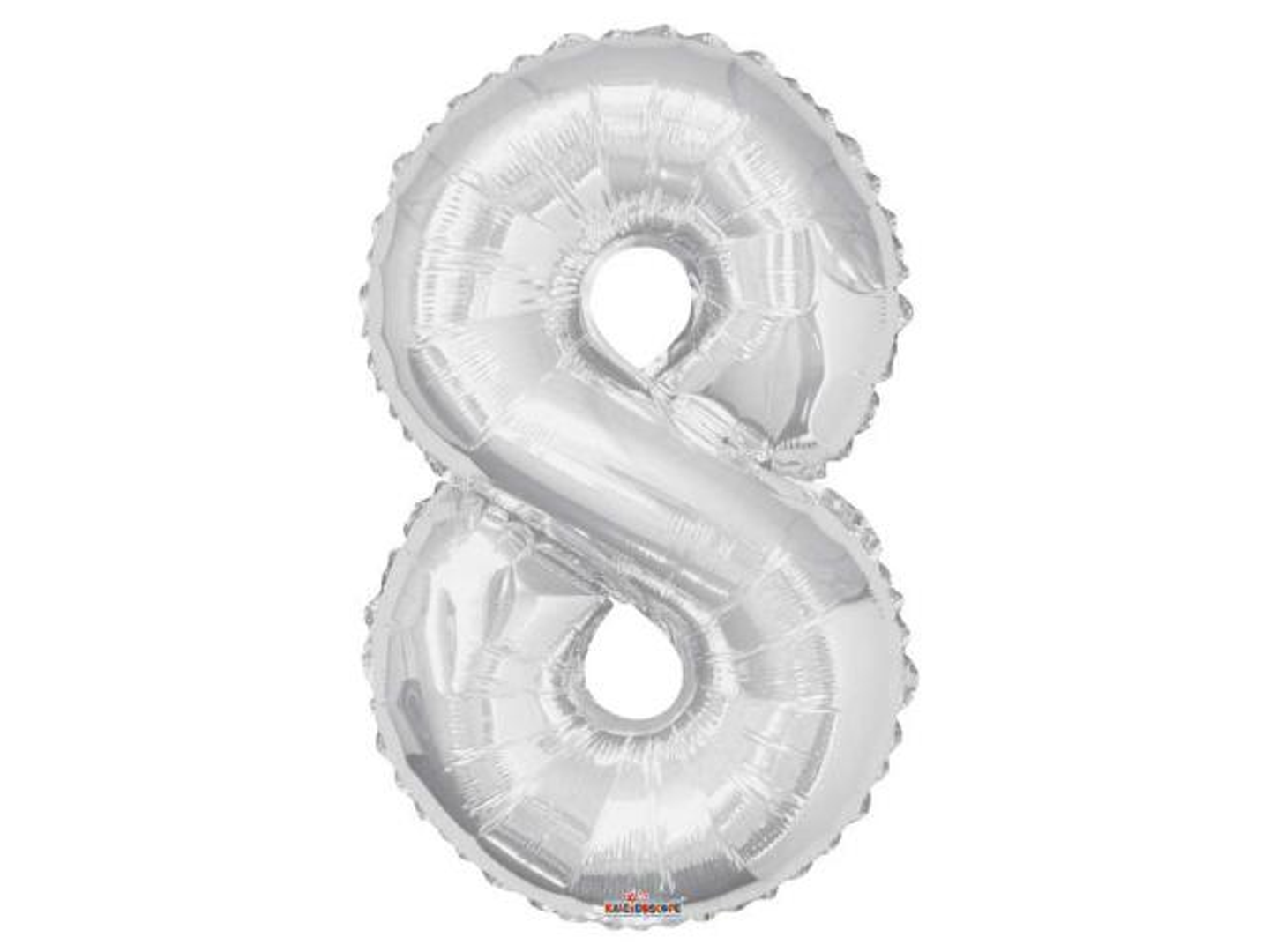 بالون رقم 8 فضي