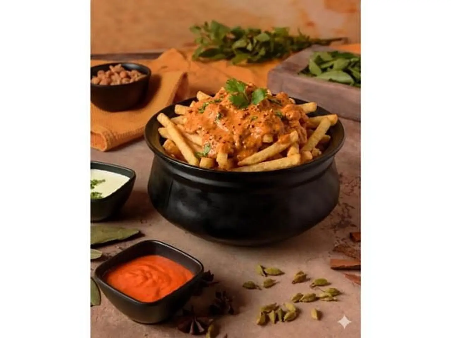 Butter Chicken Fries