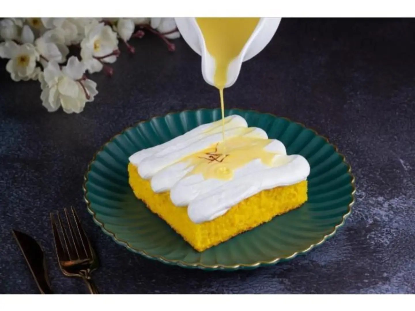 كيكة الزعفران