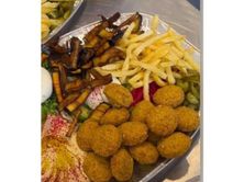 صحن فلافل كبير