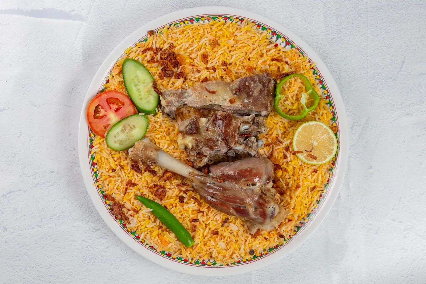 نفر لحم حنيذ