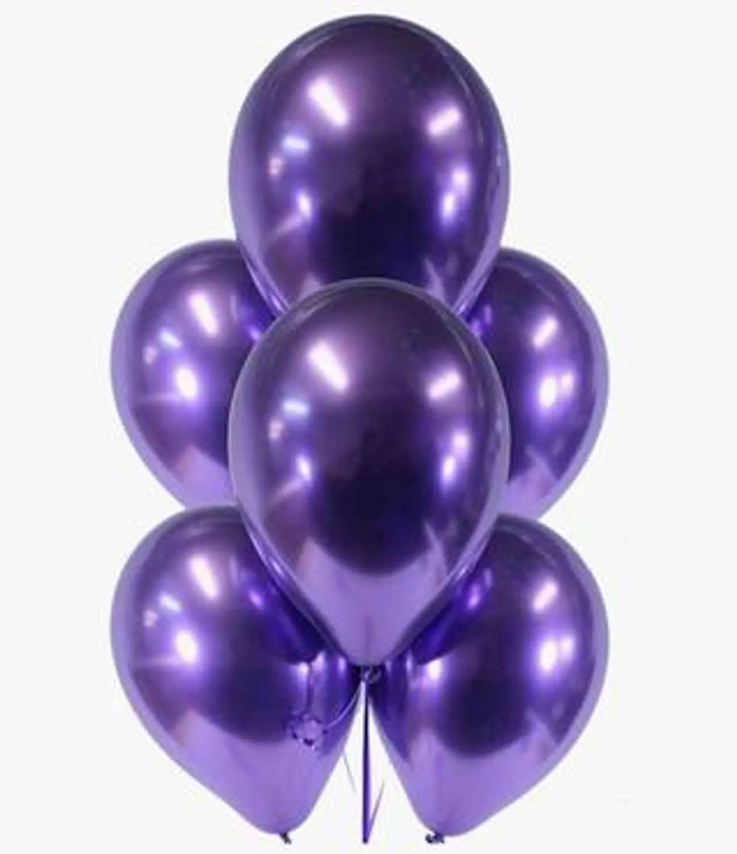 Pruple Chrome Latex Balloons
