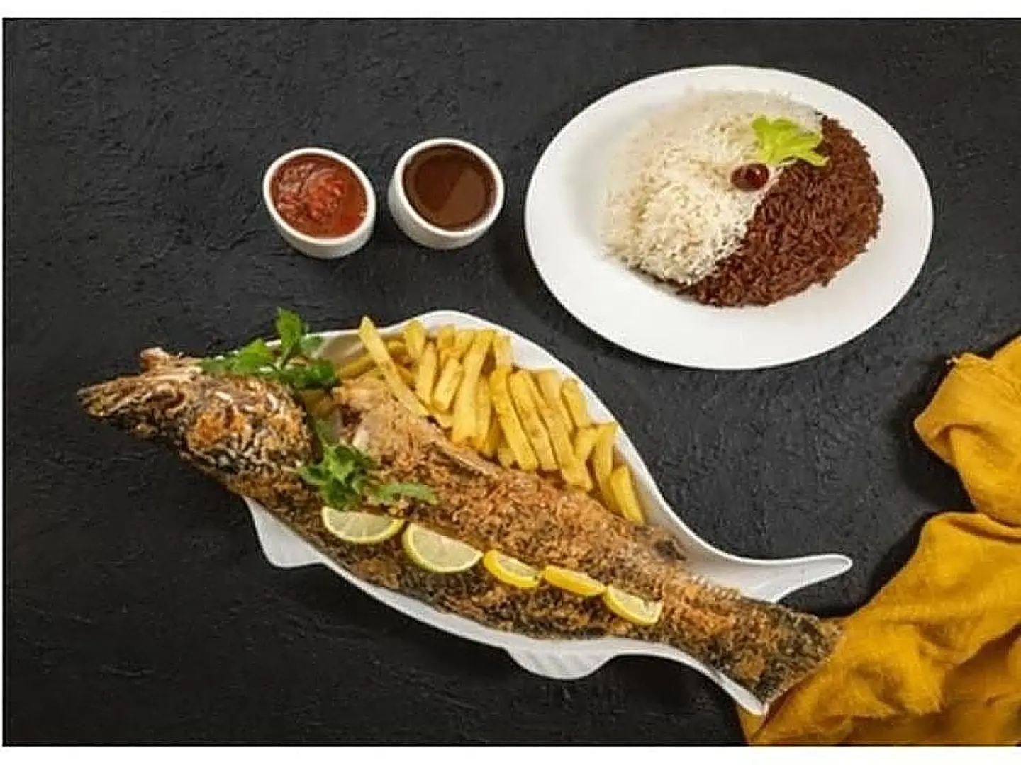 سمك فيلية شموي مع رز