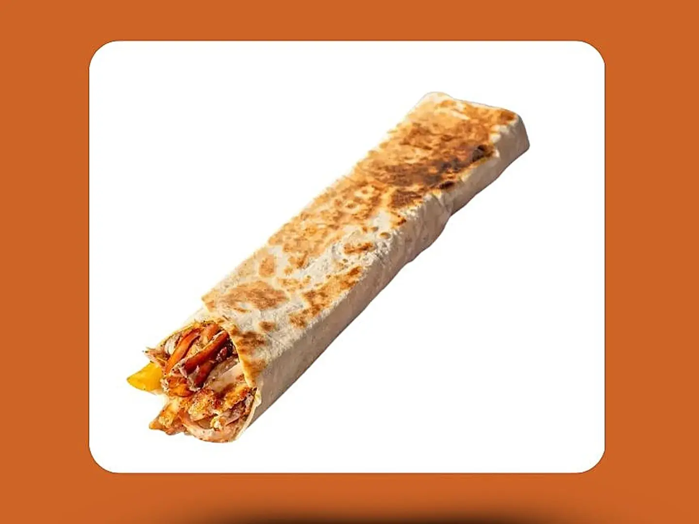 شاورما دجاج وسط