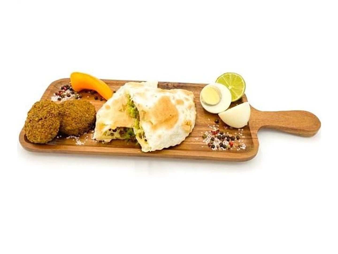 فطيرة فلافل بالبيض