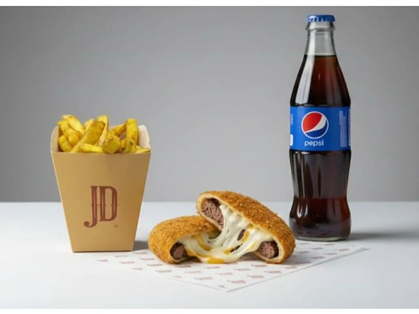 وجبه جوسي لحم كرسبي