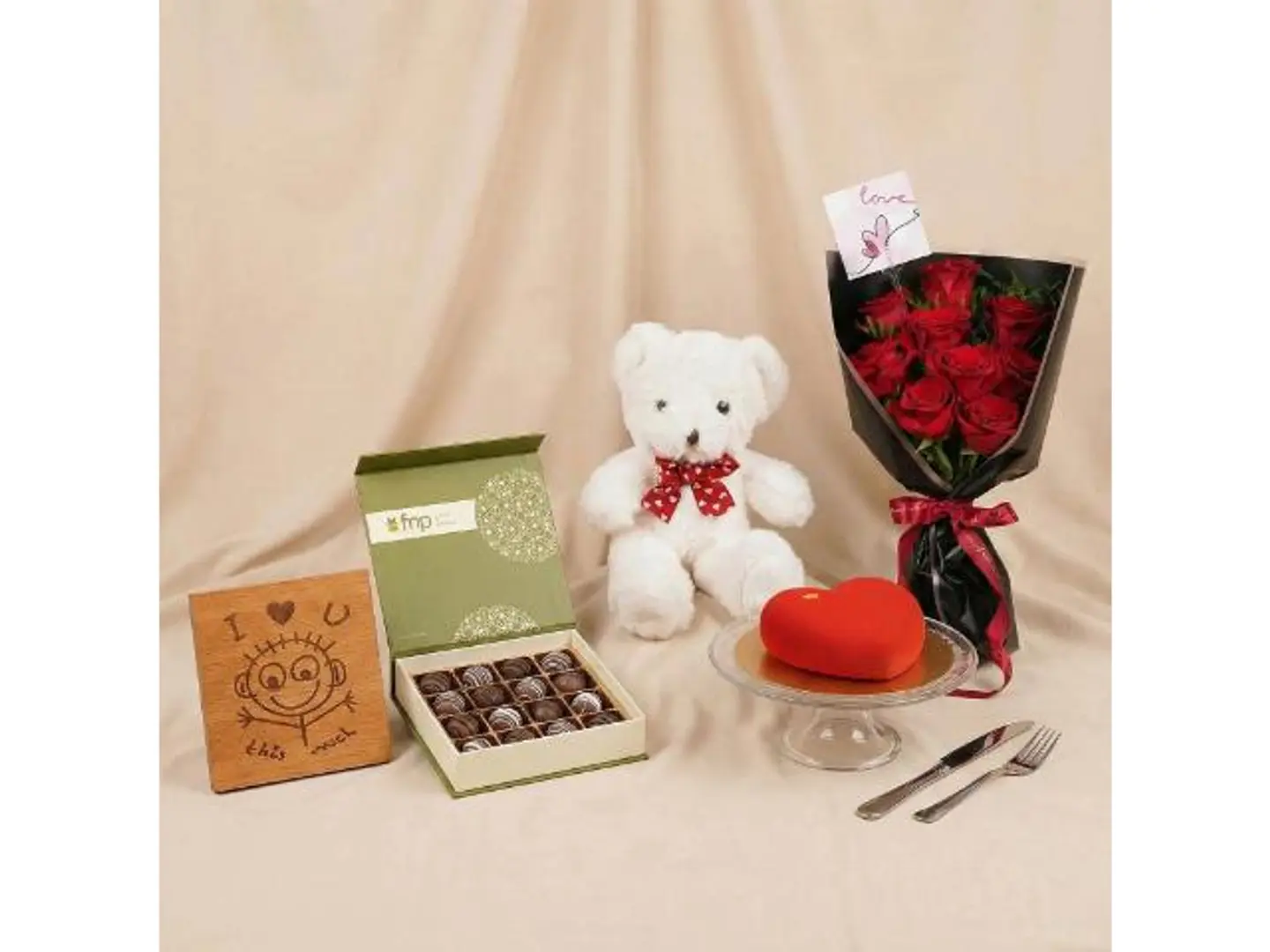 بكج هدايا فالنتاين أحبك بهذا القدر