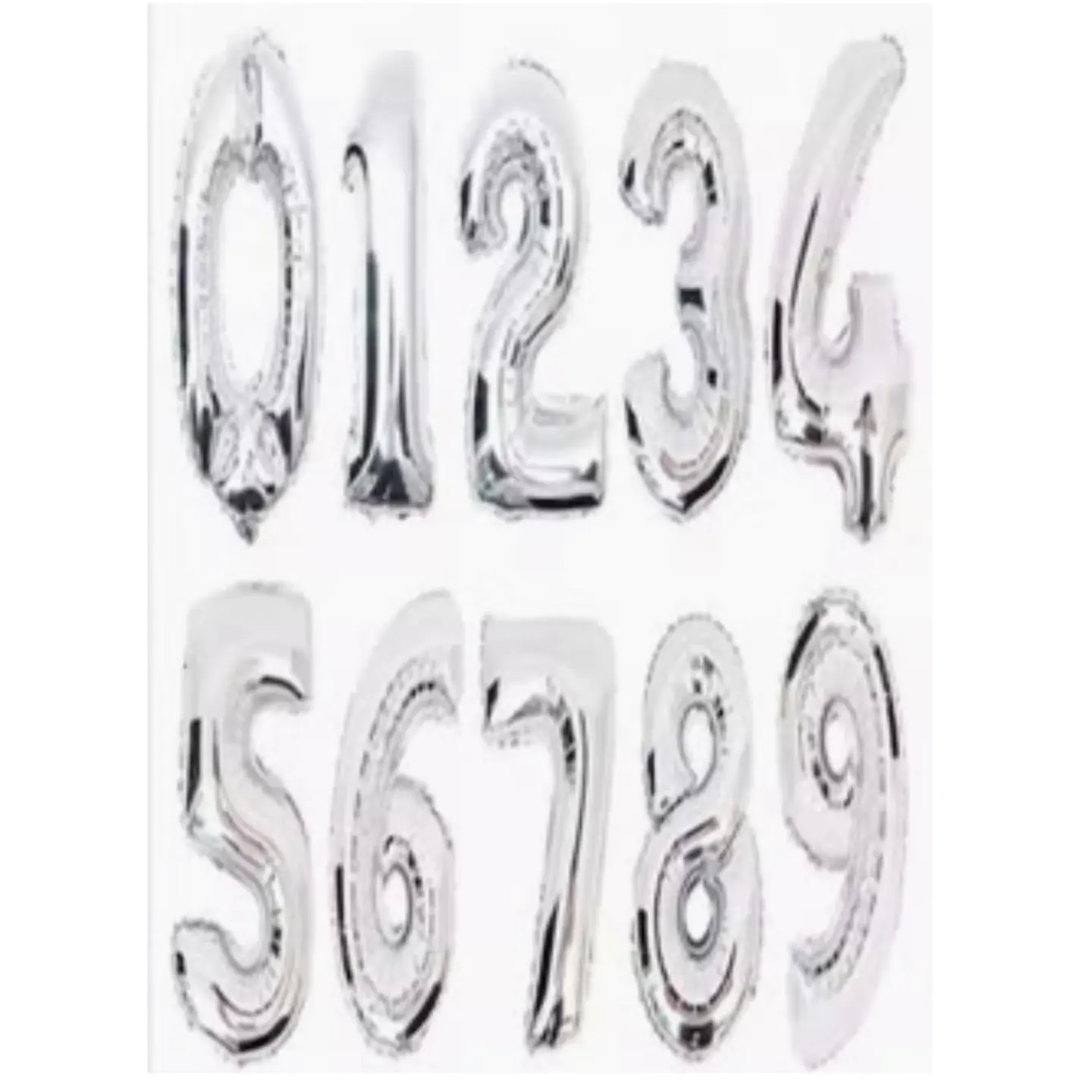 بالون هيليوم رقم