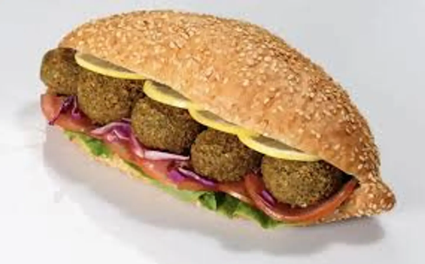 ساندوتش فلافل كعك