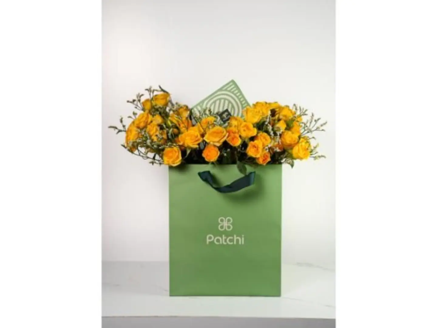 Patchi Chocolate With Yellow Roses