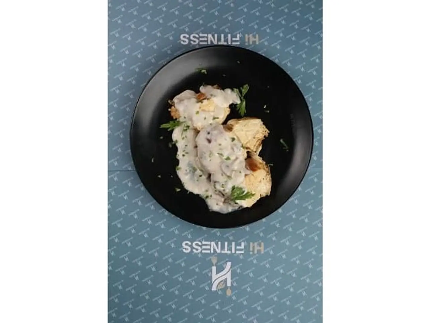 دجاج مشروم بالكريمة 50 جم