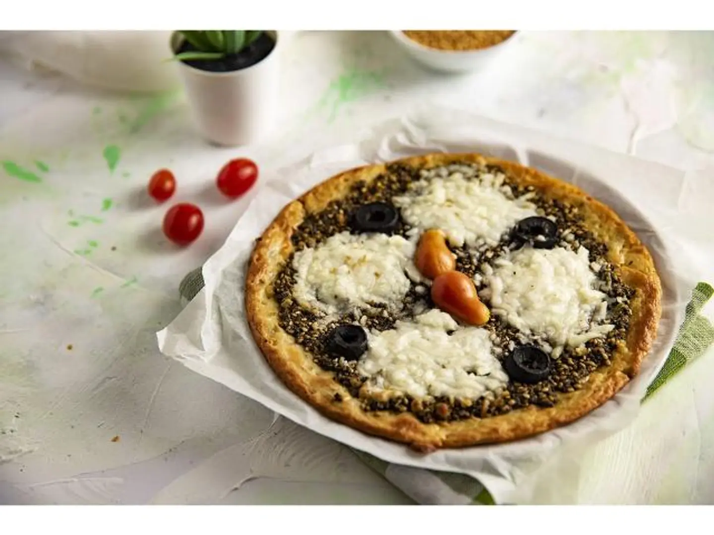 Za'atar With Halloumi