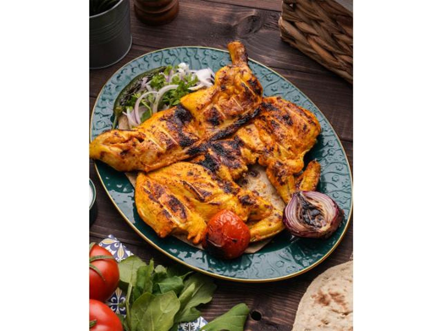 Half Grilled Chicken