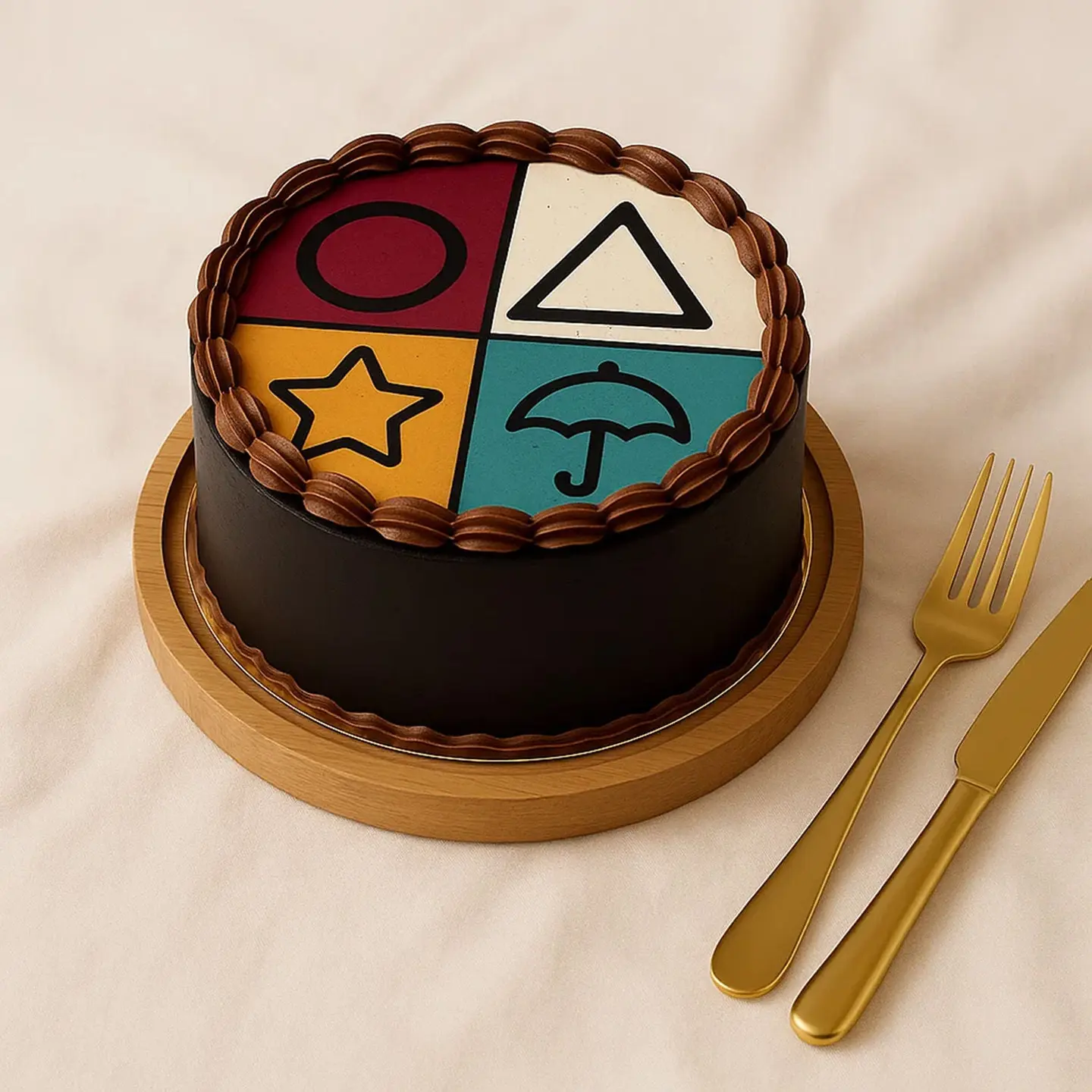 "Dalgona Candy Delight Cake   500 Grams   Chocolate "