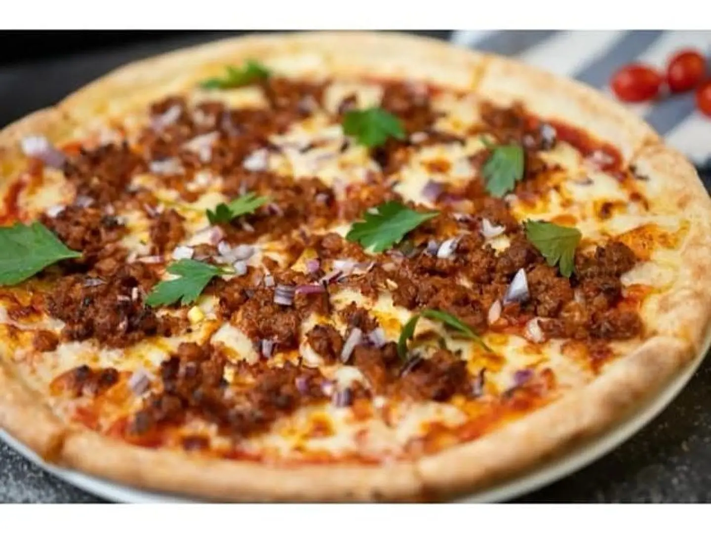 بيتزا لحم صغير