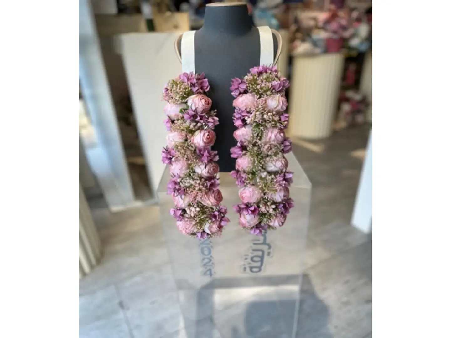 عقد ورد صناعي7