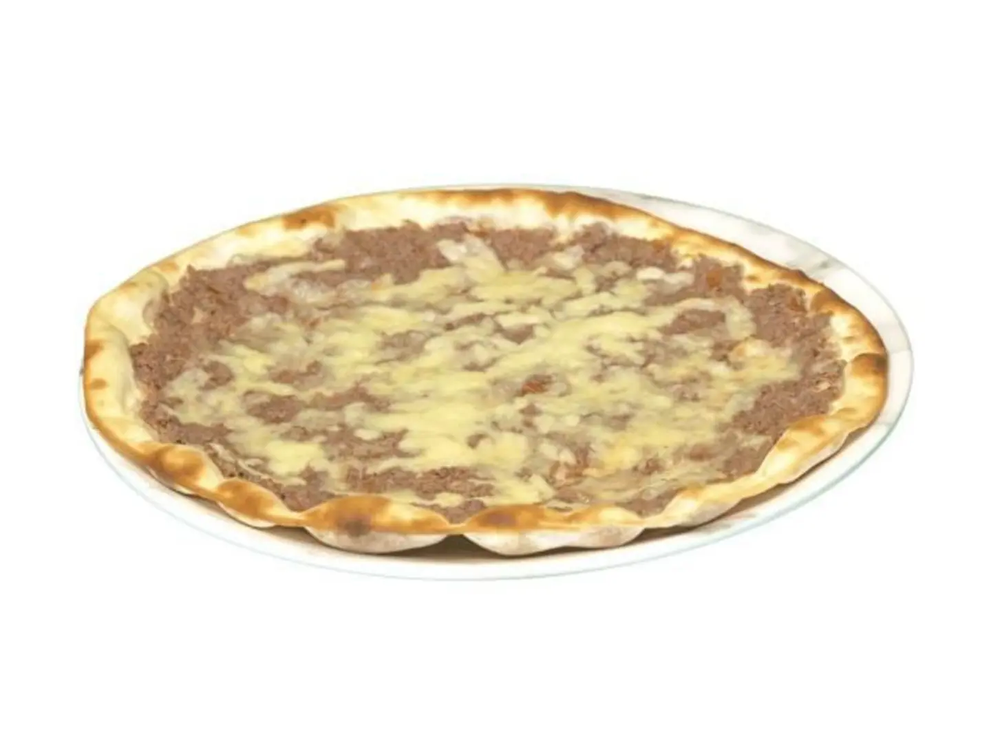 صفيحة لحمة مع جبنة