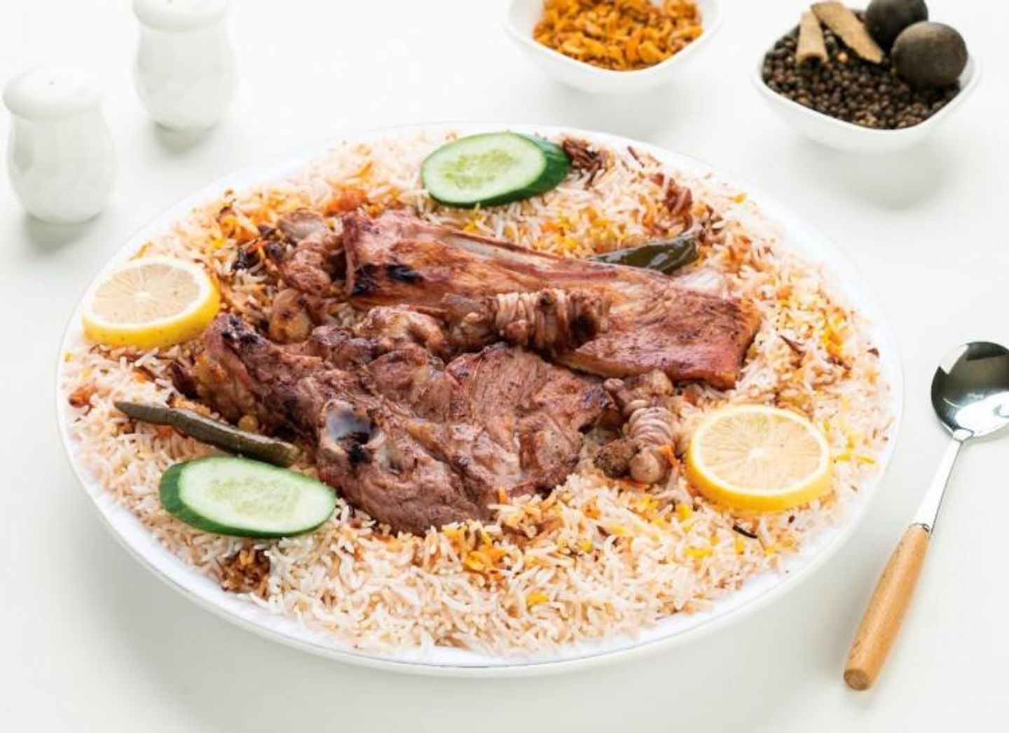 Two Portions Of Madbi Meat