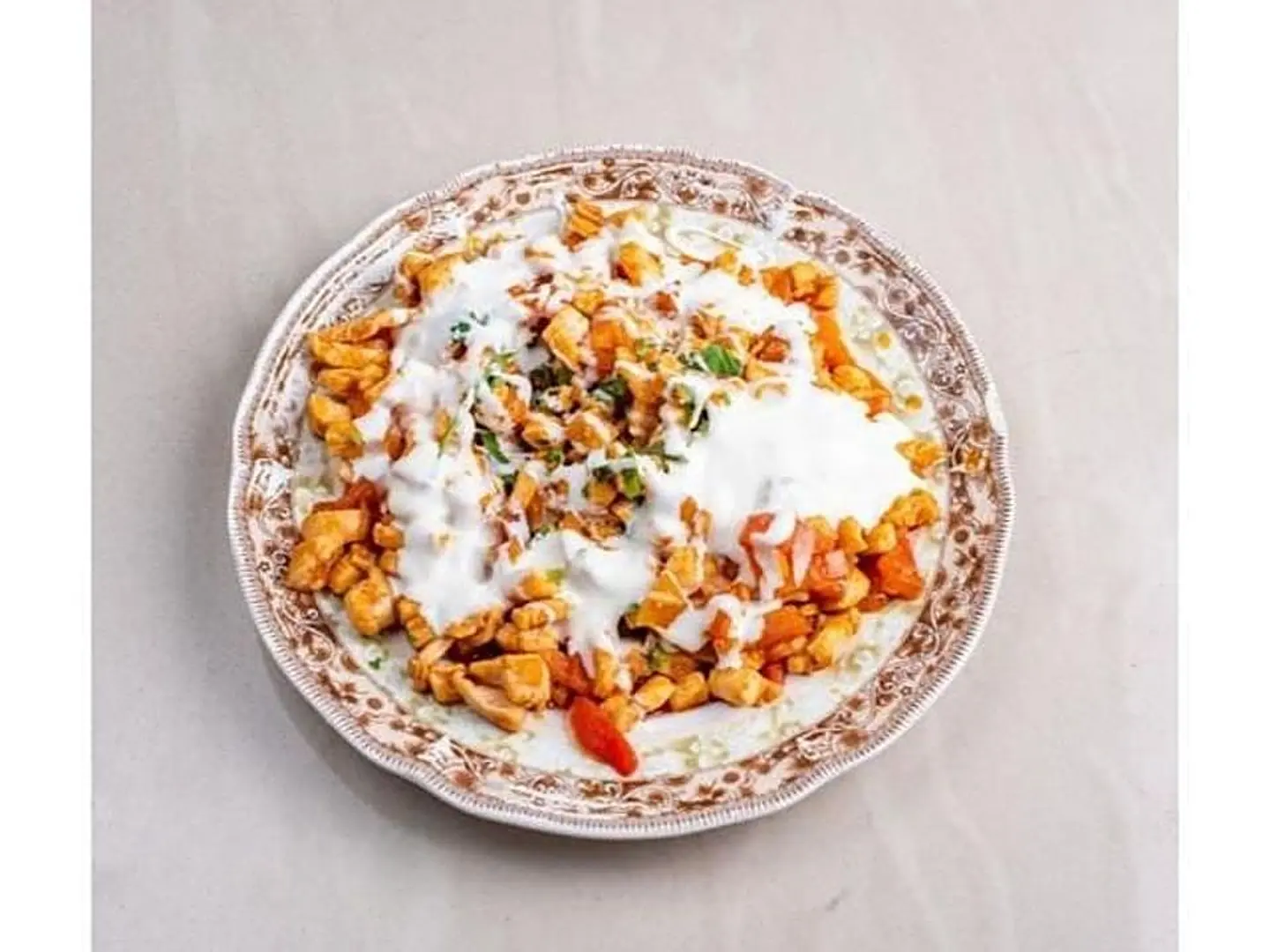 صحن دجاج جبن