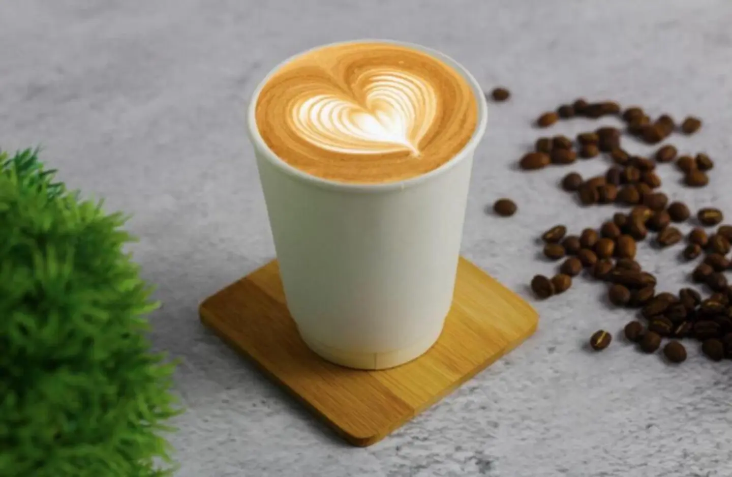 بستاشيو لاتيه ساخن