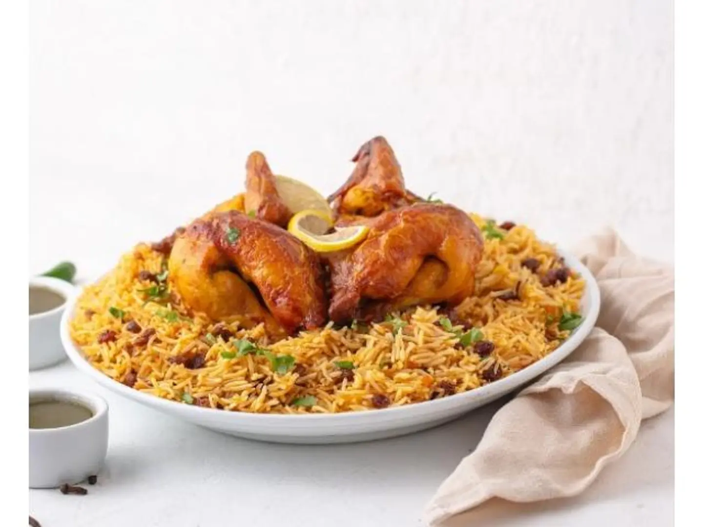 حبة دجاج شواية مع الأرز
